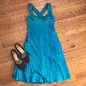 Blue Calvin Klein dress
